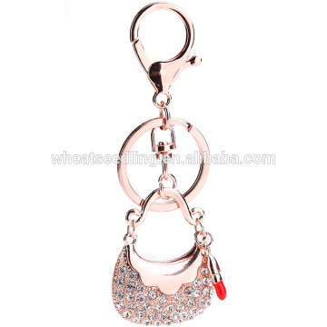 Подарки рождества самые лучшие для женщин rhinestone Purse keychain 2015, keyrings